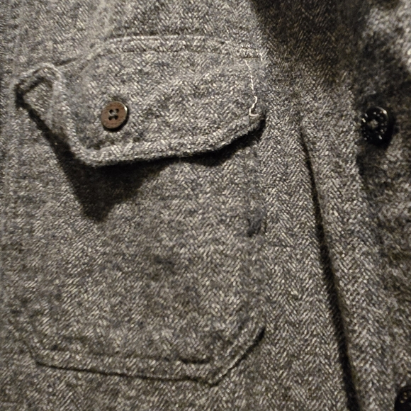 Coastal Soft Men's Gray 100% Cotton Button Down Shirt SzL - Picture 5 of 6